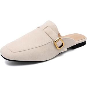 Miles Flats Slip on Shoes Cream Off-White Women's‎ 8
